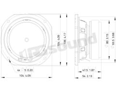 FSF041.00 4"/100mm Full-Range LaVoce