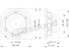 FSN041.00 4"/100mm full-range speaker LaVoce
