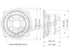 CSF051.21 5"/130mm coaxial LaVoce