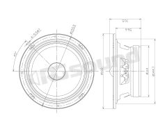 RTX 654 High-efficiency 16.5cm midrange MTX audio