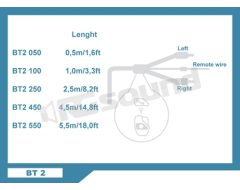 BT2 250.2 Cavo PRE - RCA Connection Integrated Solution