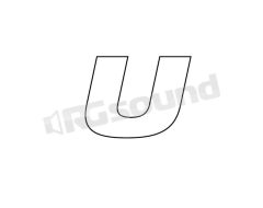 ATU lettera U adesiva per pneumatico Simoni Racing