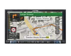 INE-W720DC Monitor 7'' con navigazione TomTom per mezzi pesanti - Compatibile con Apple CarPlay e Android Auto Alpine