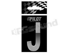 07169 Lettere, numeri e simboli adesivi - conf. 10 pz Pilot