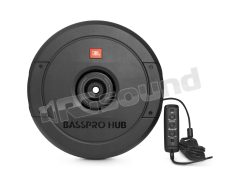 BASSPRO HUB 28cm subwoofer with 200 Watt amplifier, designed for the spare wheel well JBL