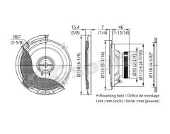 KFC-PS1396 13 cm 2-way coaxial speakers, 75 Watt rated power, with protective grilles Kenwood