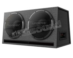 TS-WX1220AH dual 30 cm subwoofer in bass reflex enclosure with built-in 1000W RMS amplifier Pioneer