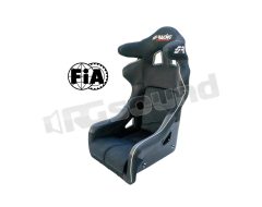 RACE7 kit omologato FIA completo di sedile Derek, staffe e cintura nera Simoni Racing