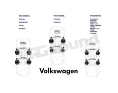 MVW7C 2-way system specifically designed for Volkswagen Steg