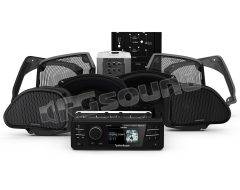 HD9813RG-STAGE3 4-speaker kit and multimedia head unit Rockford Fosgate