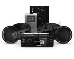HD9813RGU-STAGE2 Kit with 4 speakers, head unit, amplifier and grilles Rockford Fosgate