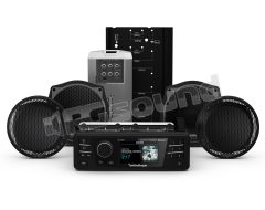 HD9813SGU-STAGE2 Kit with head unit, 4 speakers, grilles and amplifier Rockford Fosgate