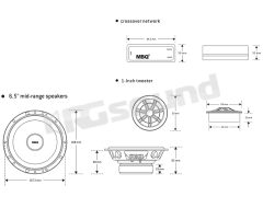 DSP-165T entry-level 165mm 2-way speaker system MBQ