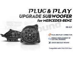 MB-8LR pair of 20cm subwoofers for Mercedes MBQ