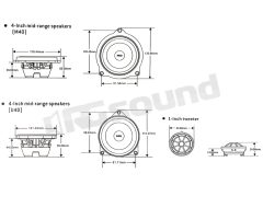 M-40 dedicated 10 cm kit for BMW front MBQ