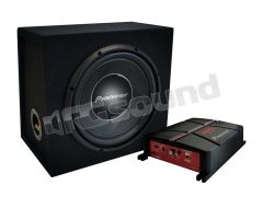 GXT-3730B GM-A3702 amplifier kit + TS-W30S4 subwoofer in sealed enclosure Pioneer