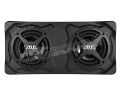 ZRX220A enclosure with pair of powered 20cm subwoofers Hifonics