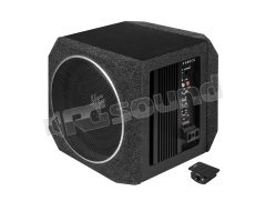 ZX82A 20cm active subwoofer, compact cube enclosure Hifonics