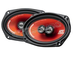 TR 69C pair of 6x9'' 3-way coaxial speakers with grilles included in the package MTX audio