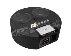 DBX800Q bass reflex system with dual 20cm subwoofers for spare wheel well ESX