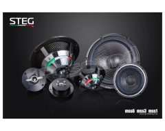 MSS1 MSS3 MSS6 3-way kit with 165mm woofer, 110mm midrange, 69-56mm tweeter Steg