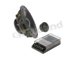GZUC 165.2SQ 2-way SQ speaker kit with black aluminum cone woofer Ground Zero