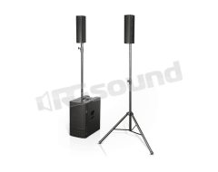ES 1203 stereo system consisting of 2 speakers and a powered subwoofer with DSP and 5-channel mixer dB Technologies