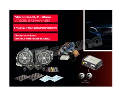 SU-MB-205-BASIC Plug & Play kit with speakers and DSP for Mercrdes C-Class, E-Class (W 205, 213) Gladen
