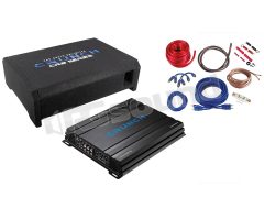 CBP1000F Complete kit with 4-channel amplifier Crunch