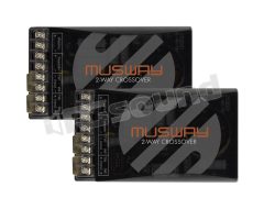 MG2X 2-way crossover with 5-step tweeter level attenuation MUSWAY