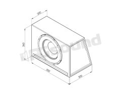 CR 30 Relax R 12 30 cm subwoofer in a reflex enclosure BLAM