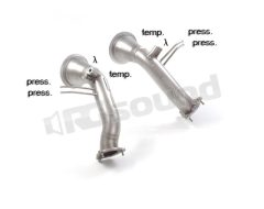 50.1010.80 Tubi sostituzione catalizzatori Gr. N inox Sinistra-Destra per Audi Ragazzon