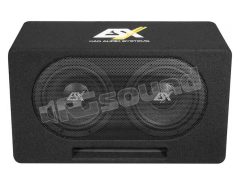 DBP208Q bass reflex system with dual 20cm subwoofer and ESX HXE1000.1D amplifier ESX