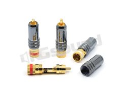 49-510 connettori RCA hi-end per cavo 10mm (4pz) Thender