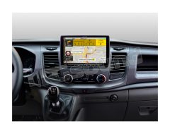 INE-F904TRA Monitor 9" per Ford Transit Custom + Navigazione per Camper Alpine