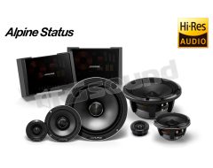HDZ-653S Alpine Status Hi-Res 3-way component speaker system with audiophile crossover Alpine