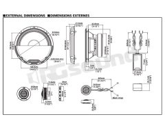 R2-S65C 16.5cm 2-way system Hi-Res Audio certified New R-Series Alpine