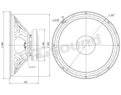 15CMV2 15" Mid-Bass Speaker Beyma