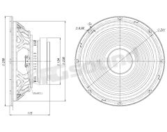 10CMV2 10" mid-bass speaker Beyma