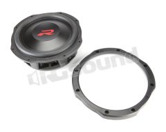 RS-W10D4 R Series ultra-slim 25 cm subwoofer with dual 4 Ohm voice coils Alpine