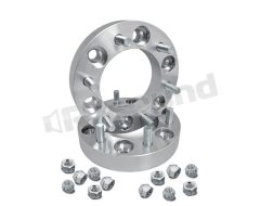 DBF028 2 distanziali alluminio 25mm 5x127,5 con bull.UNF mozzo 71,5 Simoni Racing
