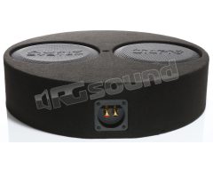 SUBFRAME R10 FLAT-2 EVO3-D4 Round enclosure with dual 25cm subwoofer Audio System