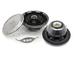 9.4M 9000 Series midrange with 4"/100 mm cone and grilles included ESB car audio