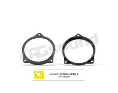 CFMK100 POR.1 Adapter rings with FlexMount100 technology for Porsche Helix