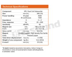 SX 380 D.1 SPL Subwoofer Hertz