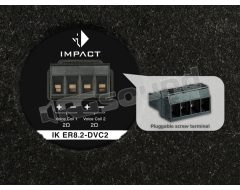 IK ER8.2-DVCD Dual subwoofer in vented enclosure for spare wheel well Helix