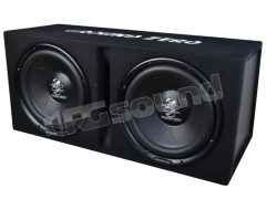 GZIB 2.30BR-ACT Active ported subwoofer enclosure 2 x 30 cm Ground Zero