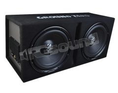 GZIB 2.30BR-ACT Active ported subwoofer enclosure 2 x 30 cm Ground Zero