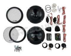 GZRC 165.2SQ-IVX 6.5 Ohm 2-way SQ speaker system with aluminum cone Ground Zero