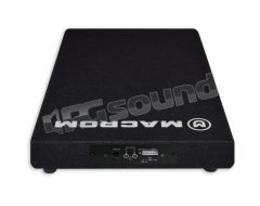 M-SW250A 10-inch (250mm) powered subwoofer in sealed enclosure, 350W RMS, for trunk Macrom